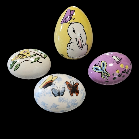 Vintage Painted Eggs - Picture 1 of 4